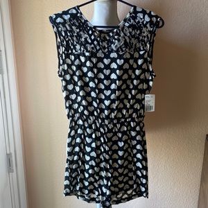 Forever 21 - Black/White Romper - Size M